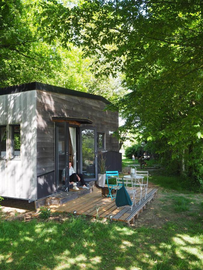Ecolodge La Belle Verte Saint-M'herve ภายนอก รูปภาพ