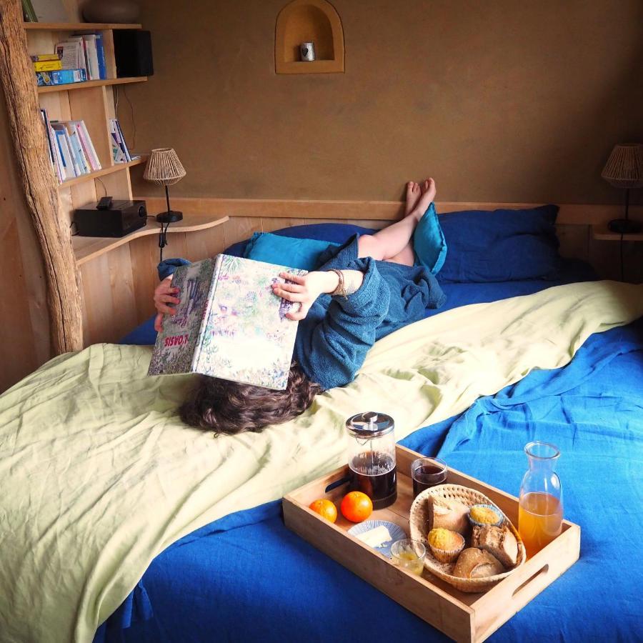Ecolodge La Belle Verte Saint-M'herve ภายนอก รูปภาพ