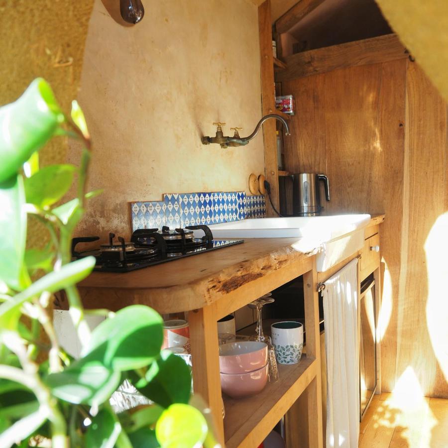 Ecolodge La Belle Verte Saint-M'herve ภายนอก รูปภาพ