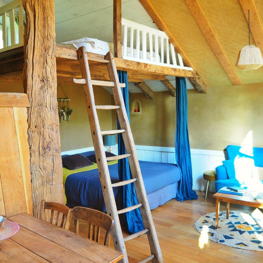Ecolodge La Belle Verte Saint-M'herve ภายนอก รูปภาพ