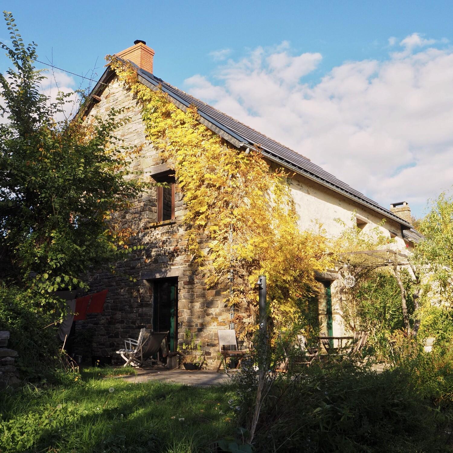 Ecolodge La Belle Verte Saint-M'herve ภายนอก รูปภาพ