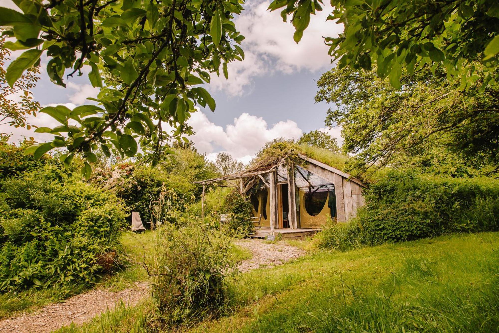 Ecolodge La Belle Verte Saint-M'herve ภายนอก รูปภาพ