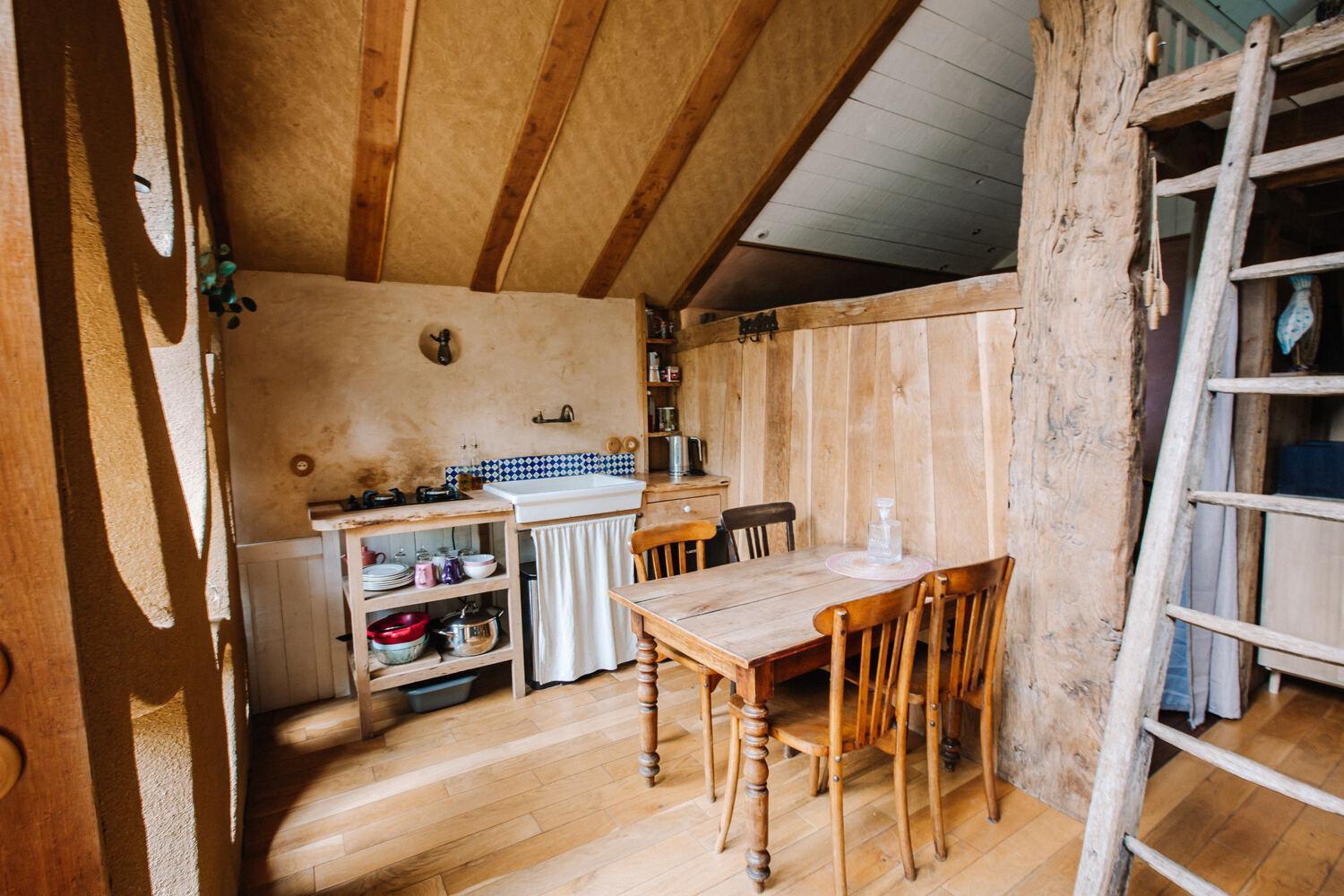 Ecolodge La Belle Verte Saint-M'herve ภายนอก รูปภาพ