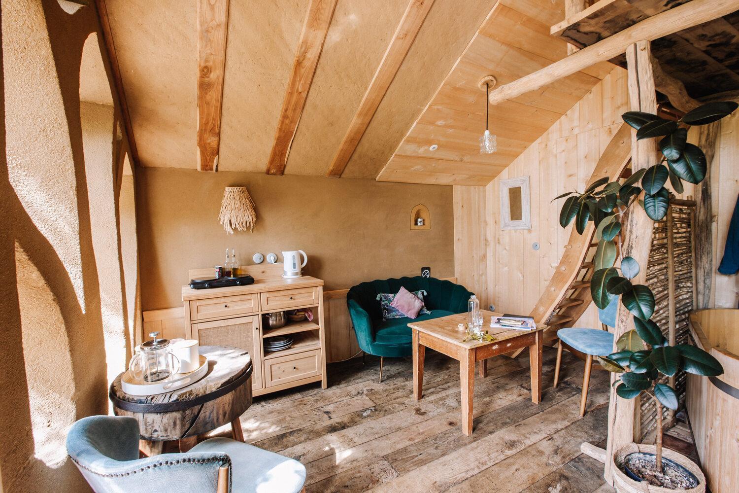 Ecolodge La Belle Verte Saint-M'herve ภายนอก รูปภาพ