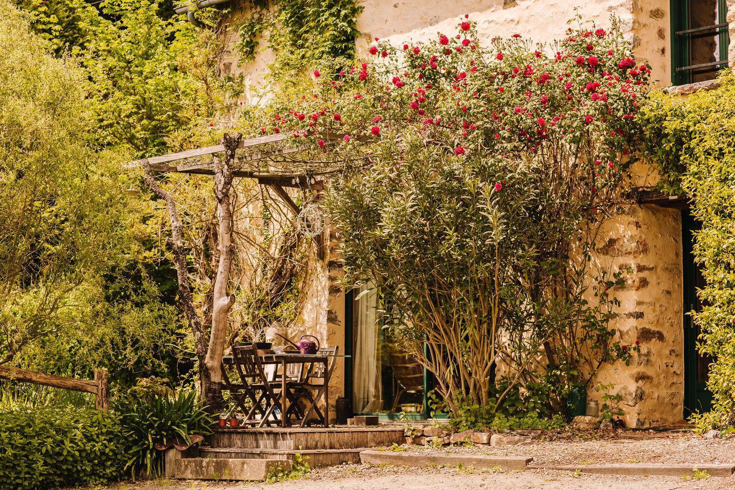 Ecolodge La Belle Verte Saint-M'herve ภายนอก รูปภาพ